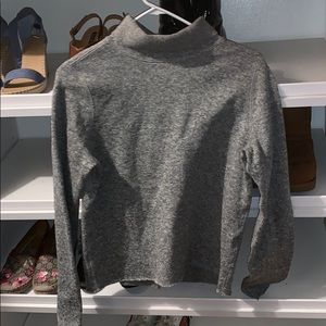 Abercrombie Grey Marbled Turtleneck